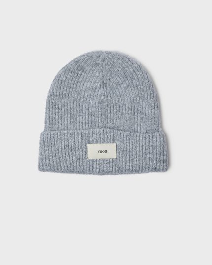 Label Beanie | Light Heather Grey