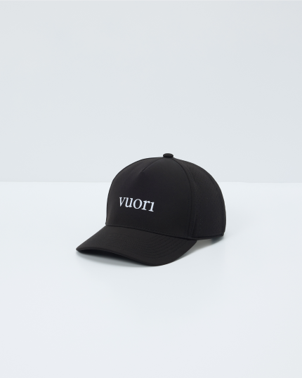 Vuori Wordmark Water Tech Hat | Black