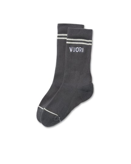 Vuori Crew Sock | Charcoal