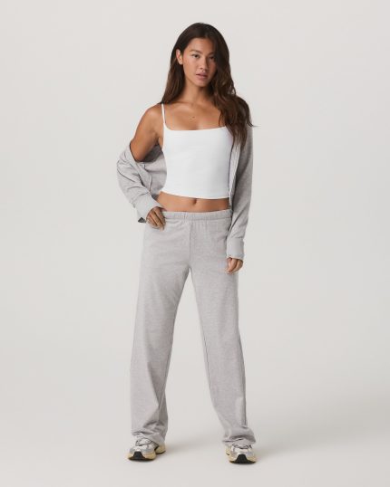Halo Modern Straight Leg Pant | Pale Grey Heather