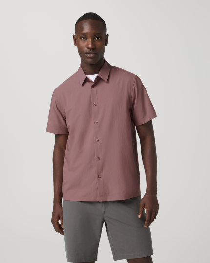 Short Sleeve Manhattan Button Down | Adobe