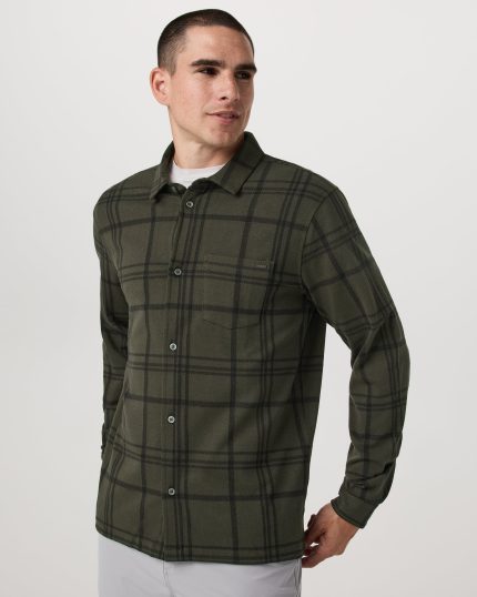 Seaview Plaid Button Down Shirt | Dark Oregano
