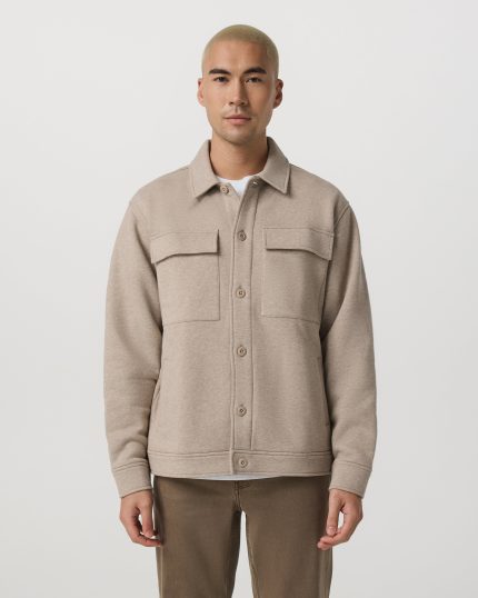 Seaside Shirt Jacket | Acorn Heather